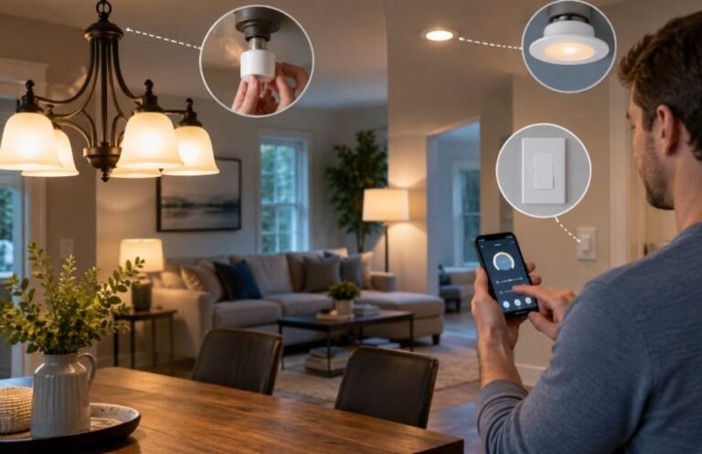 Upgrading Traditional Lights to Smart Lighting Without Replacing Every Fixture