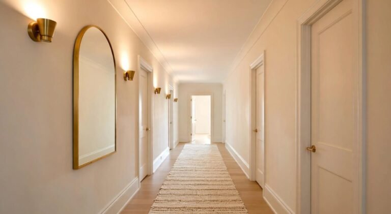 How to Brighten a Dark Hallway with No Natural Light