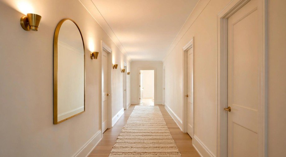 How to Brighten a Dark Hallway with No Natural Light