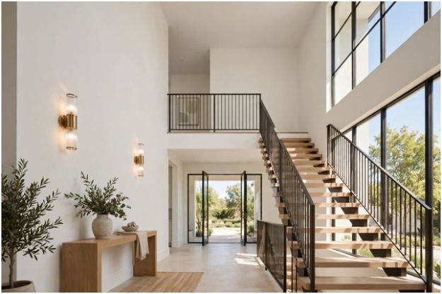 High Ceilings and Open Stairwells