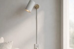 How to Hide Cord on Plug In Wall Sconce