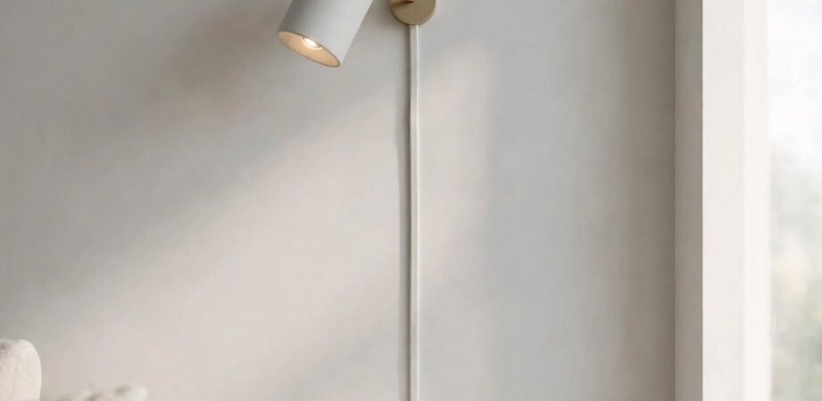 How to Hide Cord on Plug In Wall Sconce