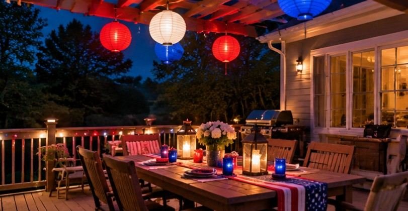 Add smaller patriotic accents around the deck - Copy