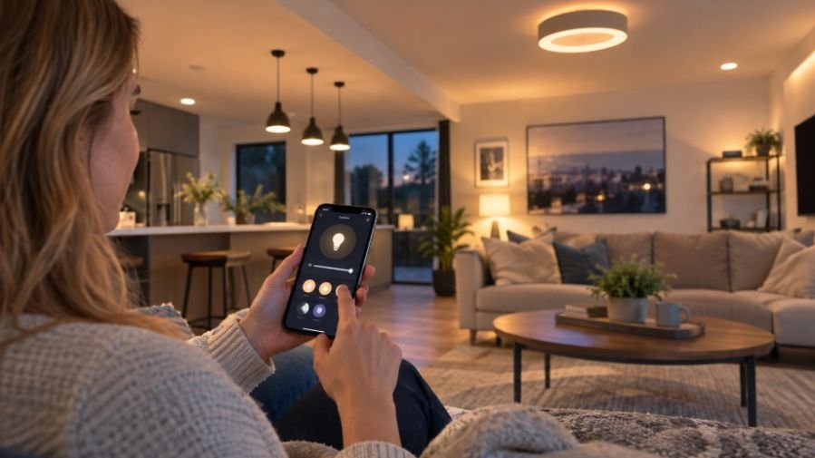App Controlled Lighting Installation for Smarter Home Lighting