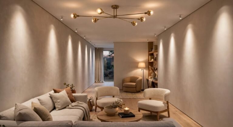 Best Lighting Layout for Long Narrow Rectangular Living Room