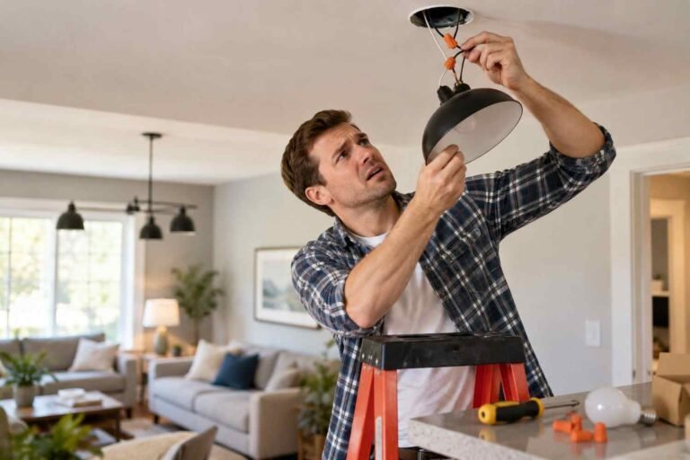 Common Lighting Installation Safety Mistakes Homeowners Make