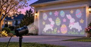 Easter Bunny Lawn Projector Setup: A Safer, Sharper Way to Light the Yard