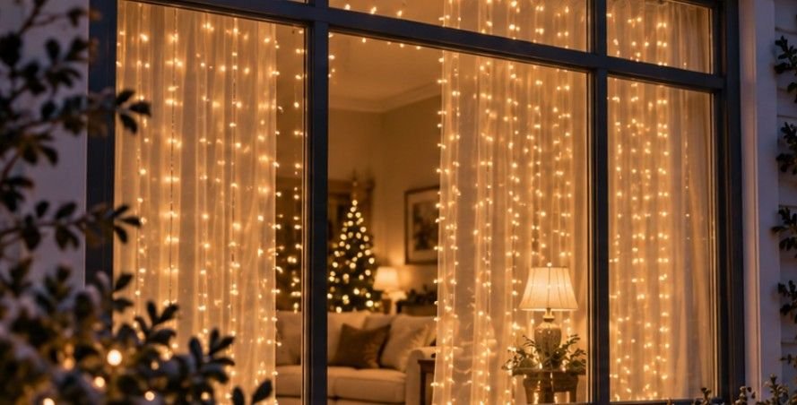 Holiday Window Decorative Lighting Ideas That Look Better From the Street