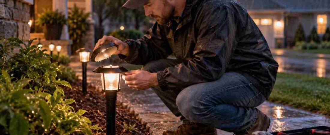 How to Troubleshoot Outdoor Lights After Heavy Rain and Prevent Damage