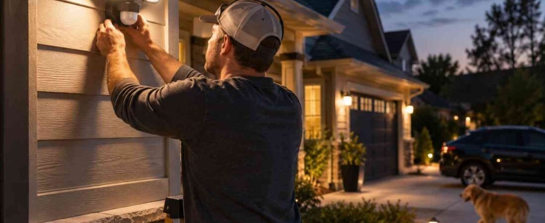 Installing Motion Sensor Outdoor Lights for Better Security and Convenience