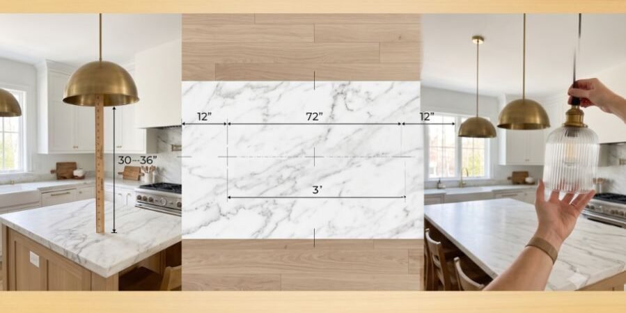 Kitchen Island Pendant Light Spacing and Height Guide