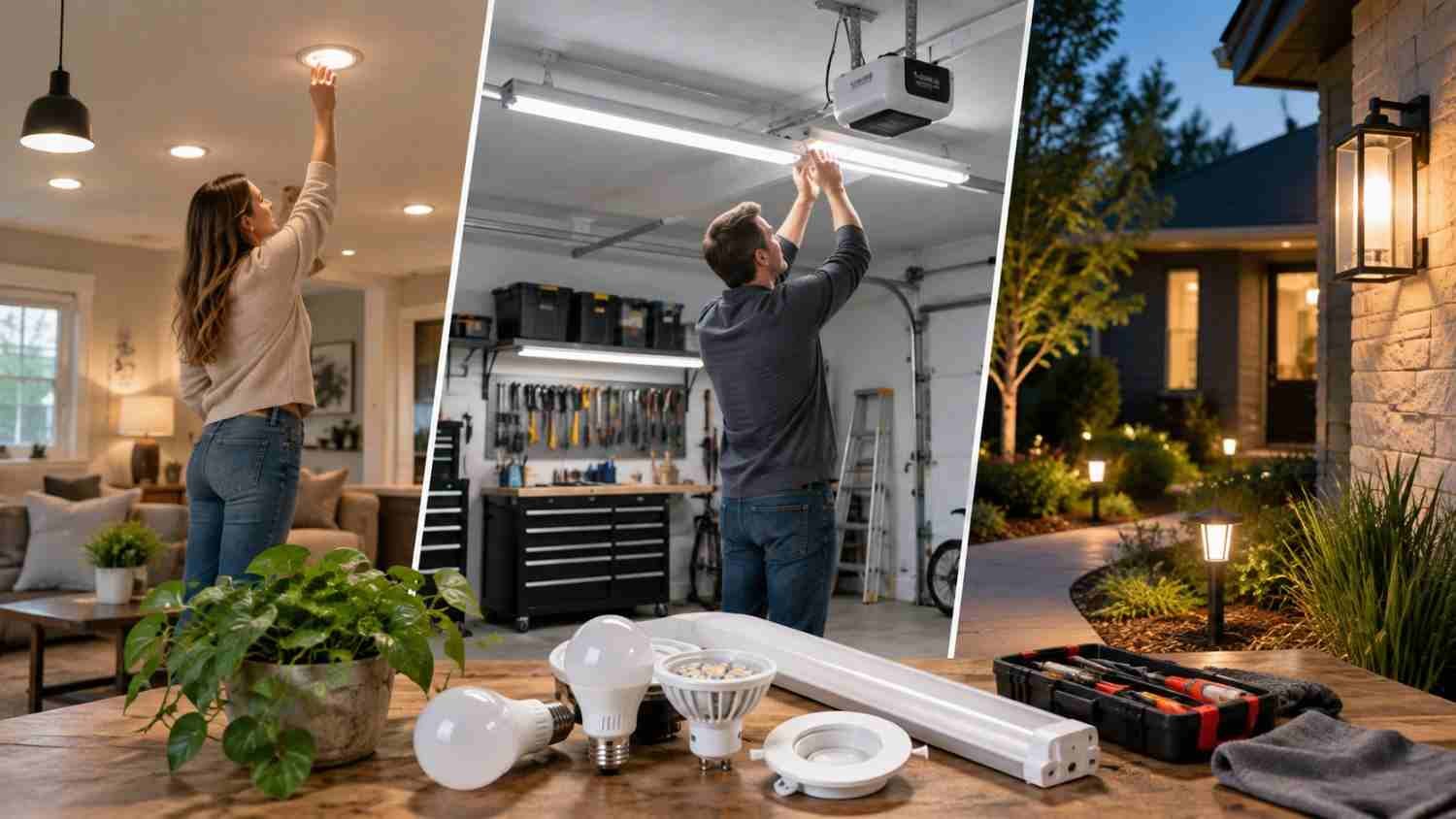 LED Lighting Maintenance Tips for Homes, Garages, and Outdoor Areas