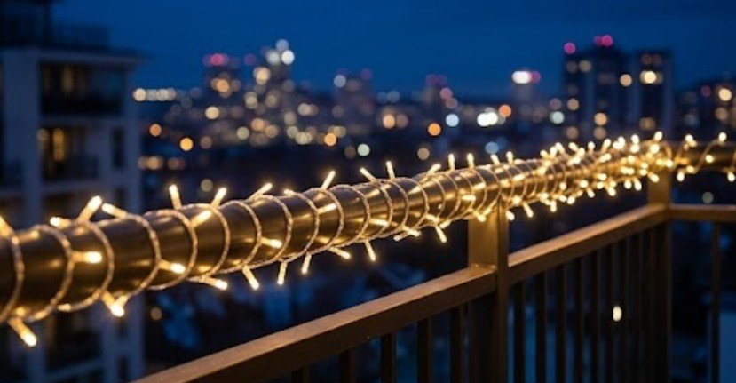 Perimeter Framing Wrapped Handrail Nets and Strands