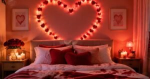 Valentine’s Day Bedroom String Light Decor Ideas to Create a Romantic Retreat