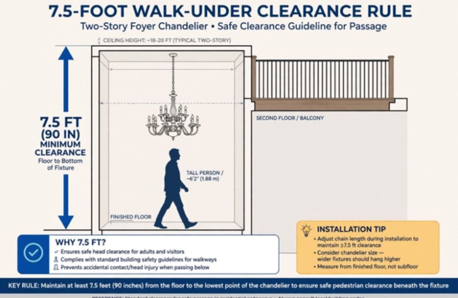 Rule 2: The 7.5-Foot Walk-Under Clearance