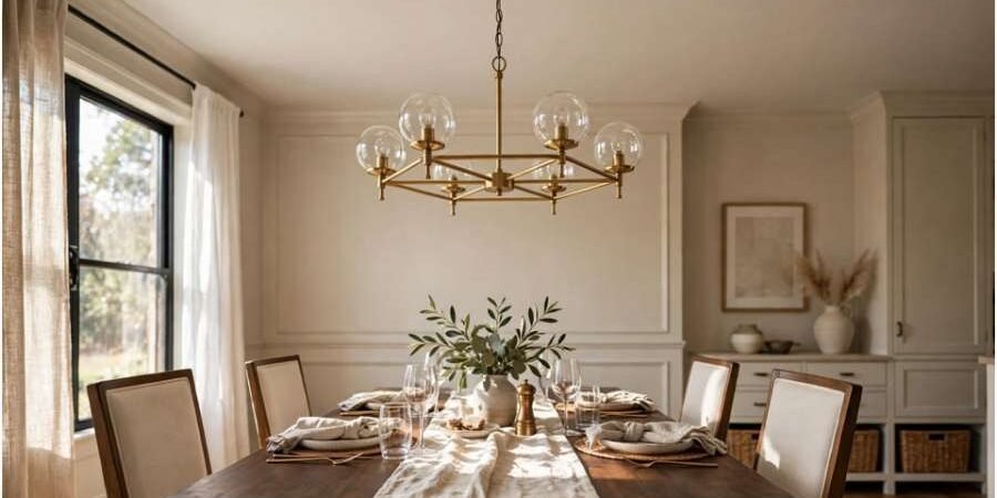 Dining Room Chandelier Size Guide for 8 Foot Ceiling: Exact Math and Spacing