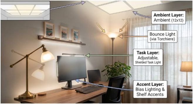 Fix the Geometry: Strategic Desk and Fixture Placement