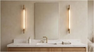 Bathroom Vanity Lighting Placement to Prevent Facial Shadows