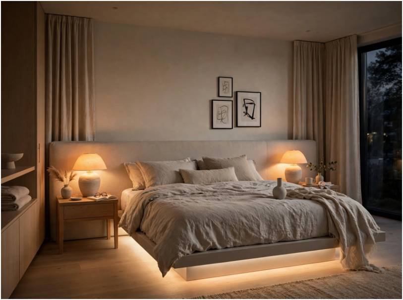 Bedroom: Warm White Protects Your Sleep