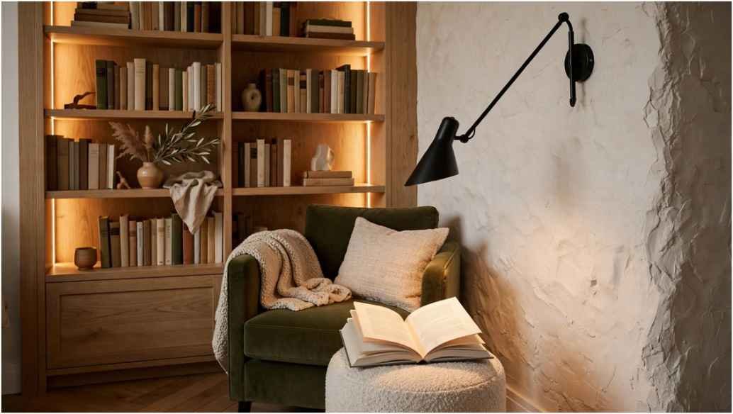 Best Indoor Reading Corner Lighting Setup for Small Spaces