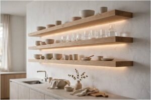 How to Light Open Shelving Without Exposed Cords: A Clean Build Guide