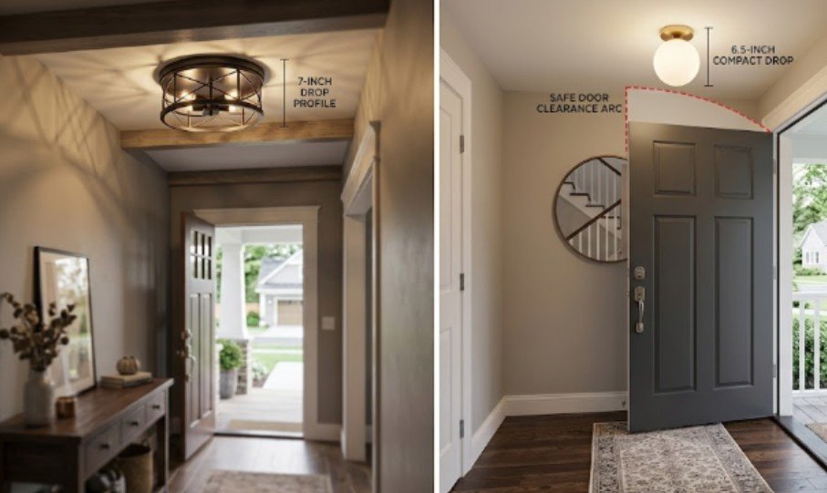 Top Tested Flush Mount Fixtures for Tight Entryways