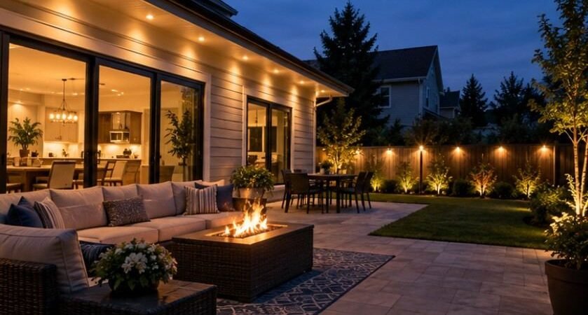 Transform Your Outdoor Space with Year Round Decorative Backyard Lighting