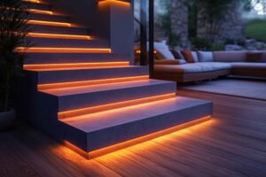 Smart Lighting for Stairs at Night